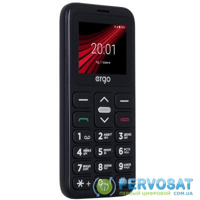 Мобильный телефон Ergo F186 Solace Black