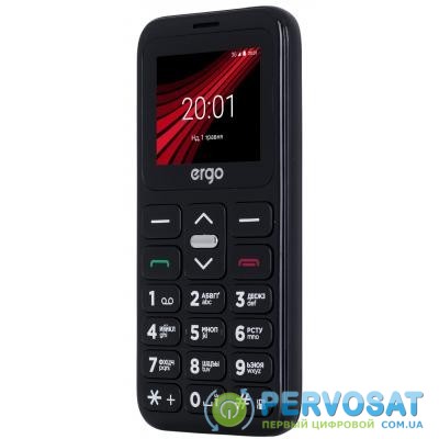Мобильный телефон Ergo F186 Solace Black