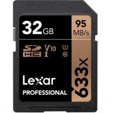 Карта пам'яті Lexar 32GB SDHC class 10 UHS-I U1 V10 633x Professional (LSD32GCB633) Карта пам'яті Lexar 32GB SDHC class 10 UHS-I U1 V10 633x Professional (LSD32GCB633)