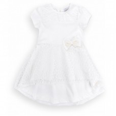 Плаття Breeze с гипюровой фигурной юбкой (8302-98G-beige) Плаття Breeze с гипюровой фигурной юбкой (8302-98G-beige)