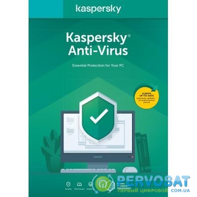 Антивирус Kaspersky Anti-Virus 2020 1 ПК 1 год Base Box (DVD-Box /No Disc) (5056244903206)