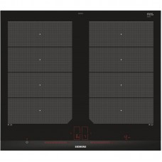 Варильна індукційна поверхня Siemens EX675LXC1E -60см/4 конф/17 рівнів потуж/сенсор/чорний