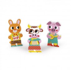 Ігрові магнітні фігурки Janod Тварини J08029 Ігрові магнітні фігурки Janod Тварини J08029