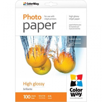 Бумага ColorWay LT 130г, 100ст, карт.уп. (PG130100LT_OEM)