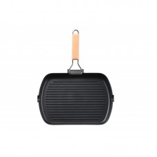 Сковорода гриль Ardesto Gemini 34*24 см, чорний, алюміній Сковорода гриль Ardesto Gemini 34*24 см, чорний, алюміній