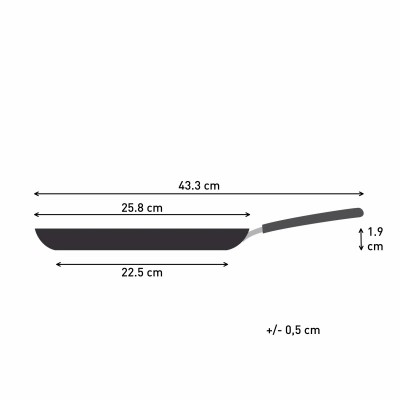 Сковорода для млинців Tefal So' Light, 25см, алюміній, бакеліт, чорний