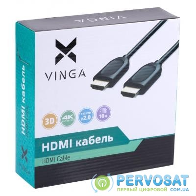 Кабель мультимедийный Vinga HDMI to HDMI 10.0m (HDMI01-10.0)