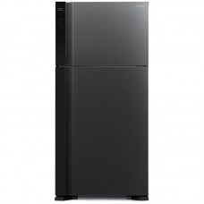 Холодильник Hitachi з верхн. мороз., 184x86х74, холод.відд.-405л, мороз.відд.-145л, 2дв., А++, NF, інв., зона нульова, чорний