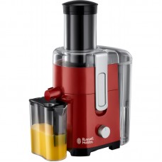 Соковитискач Russell Hobbs Desire відцентрований 550Вт, чаша-0.75л, жмих-2л, пластик, червоно-чорний Соковитискач Russell Hobbs Desire відцентрований 550Вт, чаша-0.75л, жмих-2л, пластик, червоно-чорний