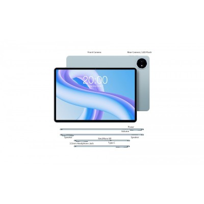 Планшет Teclast M50 Plus 10.1" 6ГБ, 128ГБ, LTE, 7000мА•год, Android, блакитний