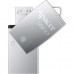USB флеш накопитель Apacer 16GB AH750 Silver USB 3.1 OTG (AP16GAH750S-1)