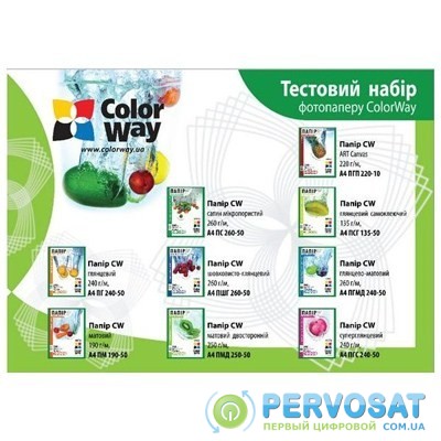 Бумага ColorWay 10x15 демо 108-260г/м (PT108260104R)