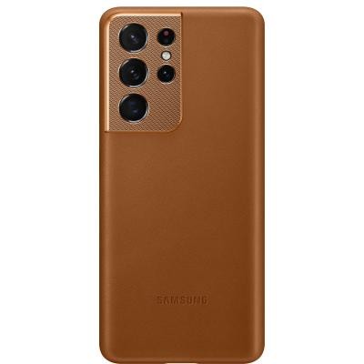 Чохол до моб. телефона Samsung Leather Cover Samsung Galaxy S21 Ultra Brown (EF-VG998LAEGRU)