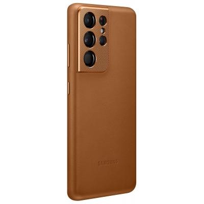 Чохол до моб. телефона Samsung Leather Cover Samsung Galaxy S21 Ultra Brown (EF-VG998LAEGRU)