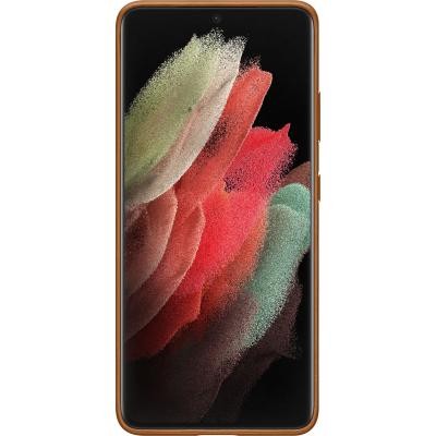 Чохол до моб. телефона Samsung Leather Cover Samsung Galaxy S21 Ultra Brown (EF-VG998LAEGRU)