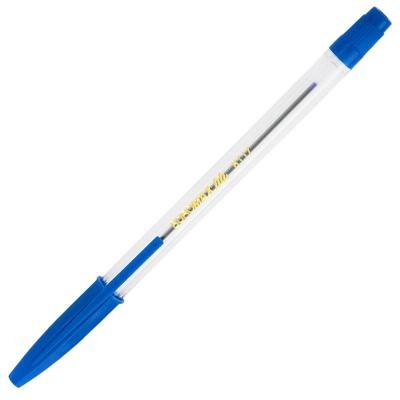 Ручка кулькова BUROMAX non-retractable JOBMAX Corvina, blue (BM.8117-01)