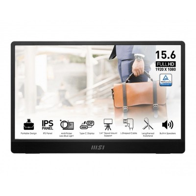 Монітор портативний MSI 15.6" PRO MP161-E2U mHDMI, 2xUSB-C, MM, IPS, Cover