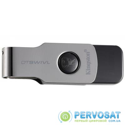 USB флеш накопитель Kingston 64GB DT SWIVL Metal USB 3.0 (DTSWIVL/64GB)