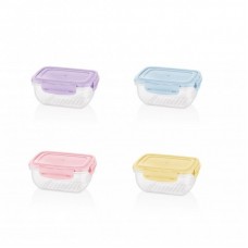 Харчовий контейнер Bager Cook&Lock 0.4 л ColorMIX (BG-521) Харчовий контейнер Bager Cook&Lock 0.4 л ColorMIX (BG-521)