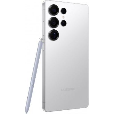 Смартфон Samsung Galaxy S25 Ultra 5G (S938) 6.9' 12/512ГБ, 2SIM, 5000мА•год, білий сріблястий титановий