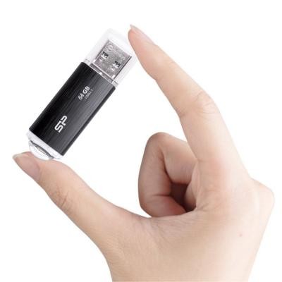 USB флеш накопитель Silicon Power 64GB Blaze B02 Black USB 3.1 (SP064GBUF3B02V1K)