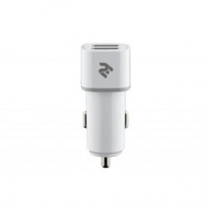 Зарядний пристрій 2E Dual USB Car Charger 2.4A&2.4A, white (2E-ACR01-W) Зарядний пристрій 2E Dual USB Car Charger 2.4A&2.4A, white (2E-ACR01-W)