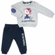 Набір дитячого одягу Breeze "MY LIFE FOOTBAL" (13282-80B-gray) Набір дитячого одягу Breeze "MY LIFE FOOTBAL" (13282-80B-gray)