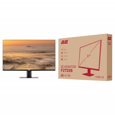 Монітор 2E 27" F2725B D-Sub, HDMI, IPS, 100Hz