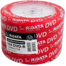 Диск DVD RIDATA 4.7Gb 16X Bulk 50 pcs Printable (fullface) (907WEDRRDA088) Диск DVD RIDATA 4.7Gb 16X Bulk 50 pcs Printable (fullface) (907WEDRRDA088)