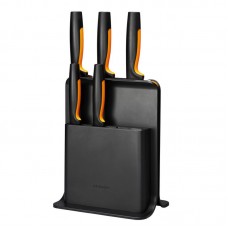 Набір ножів Fiskars Functional Form з пластиковою підставкою, 5 шт Набір ножів Fiskars Functional Form з пластиковою підставкою, 5 шт