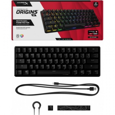 Клавиатура HyperX Alloy Origins 60 (HKBO1S-RB-RU/G)