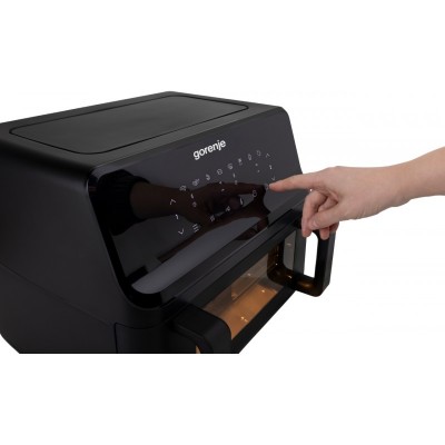 Мультипіч Gorenje 2700Вт, чаша-9л, сенсорне керування, 8 авто. програм, пластик, чорний