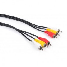Кабель мультимедийный Vinga 3RCA to 3RCA 1.8m (RCA02-1.8) Кабель мультимедийный Vinga 3RCA to 3RCA 1.8m (RCA02-1.8)