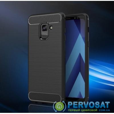 Чехол для моб. телефона для SAMSUNG Galaxy A8 2018 Carbon Fiber (Black) Laudtec (LT-A73018B)