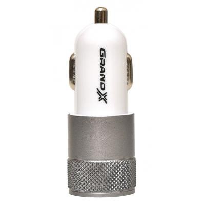 Зарядное устройство Grand-X CH-25WM (12-24V, 2*USB 5V/2.1A + DC cable 2,2А USB -> Micro (CH-25WM)