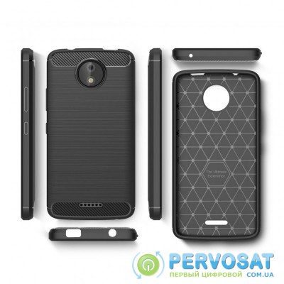 Чехол для моб. телефона для Motorola Moto Z Play Carbon Fiber (Black) Laudtec (LT-MMZPB)