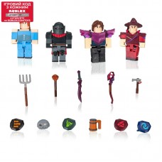 Ігровий набір Roblox Four Figure Pack Vesteria: Dark Forest W5, 4 фігурки та аксесуари Ігровий набір Roblox Four Figure Pack Vesteria: Dark Forest W5, 4 фігурки та аксесуари