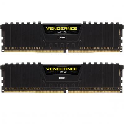 Модуль пам'яті для комп'ютера DDR4 32GB (2x16GB) 3200 MHz Vengeance LPX Black CORSAIR (CMK32GX4M2E3200C16)