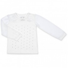 Кофта Breeze з шифоновими рукавами і стразами (8840-116G-beige) Кофта Breeze з шифоновими рукавами і стразами (8840-116G-beige)