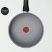 Сотейник Tefal Halo, 24см, з кришкою, алюміній, бакеліт, скло, сірий