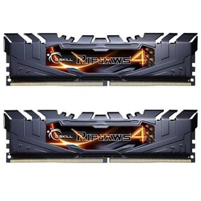 Модуль памяти для компьютера DDR4 16GB (2x8GB) 3000 MHz Ripjaws4 Black G.Skill (F4-3000C15D-16GRK)