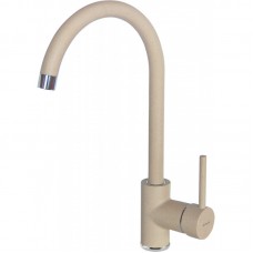 Змішувач для кухні Deante Nemezja, довж.виливу - 180мм, поворотний, 1важіль, пісок