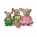 Набір фігурок Li'l Woodzeez Сім'я Мишей