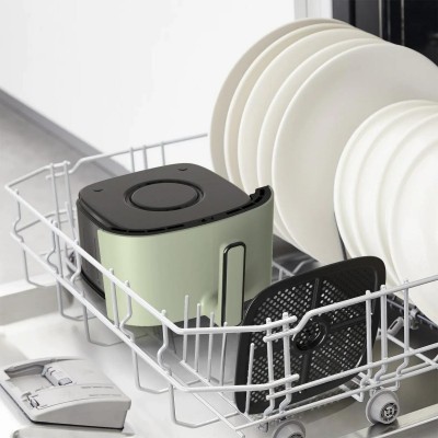 Мультипіч Tefal Easy Fry Max, 1500Вт, чаша-5л, сенсорне керув., 10 програм, пластик, світло-зелений