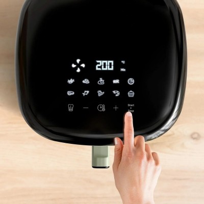 Мультипіч Tefal Easy Fry Max, 1500Вт, чаша-5л, сенсорне керув., 10 програм, пластик, світло-зелений