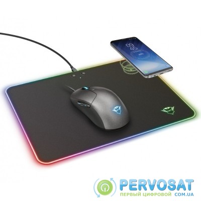 Trust GXT 750 Qlide RGB Gaming Mouse Pad with wireless charging