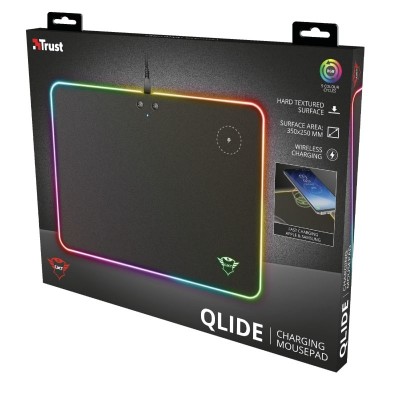 Trust GXT 750 Qlide RGB Gaming Mouse Pad with wireless charging