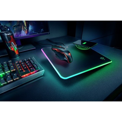 Trust GXT 750 Qlide RGB Gaming Mouse Pad with wireless charging