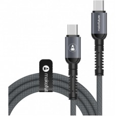 Дата кабель USB Type-C to Type-C 1.0m Denim Grey MakeFuture (MCB-CD4GR) Дата кабель USB Type-C to Type-C 1.0m Denim Grey MakeFuture (MCB-CD4GR)