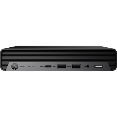 Комп'ютер персональний неттоп HP Pro 400-G9 Mini, Intel i3-12100T, 8GB, F512GB, UMA, кл+м, 2р, DOS